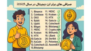 20 صرافی برتر ارز دیجیتال در سال 2025