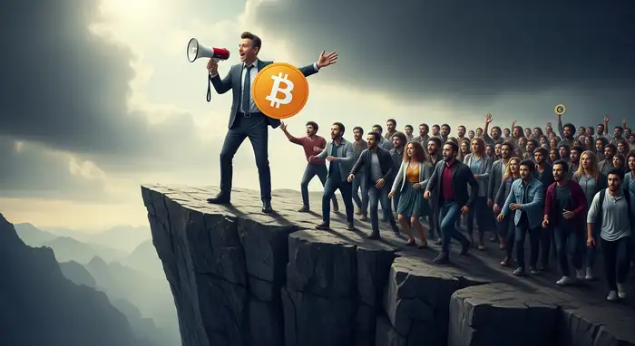 بازار ریزشی بیت کوین - بازار نزولی بیت کوین - ترید بیت کوین عکس از