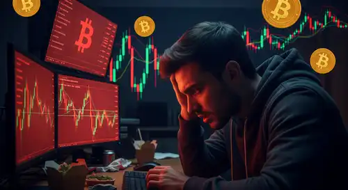 ۱۰ دام روانی در ترید بیت‌کوین ، اشتباهات رایج تریدرها در بازار نزولی بیت‌کوین