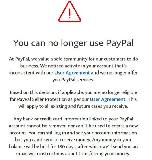 لیمیت دائم (Permanent Limit) آموزش رفع لیمیت پی‌پال،