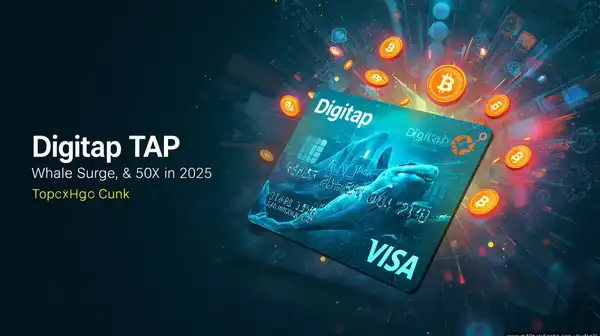 کارت پرداخت رمزارزی چطور کار میکند و چه هزینههایی دارد؟ 1 تحلیل Digitap : پیشبینی قیمت TAP و انباشت نهنگها در پروژه کارت رمزارز در 2025