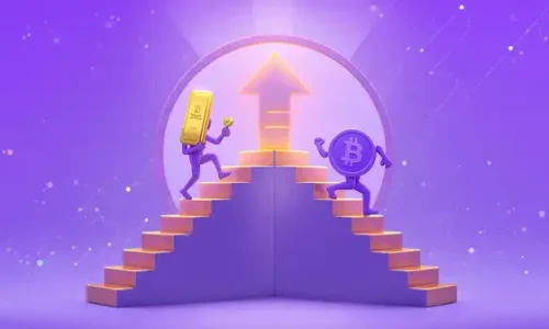 عقب‌ماندگی کریپتو 2025 از طلا و سهام