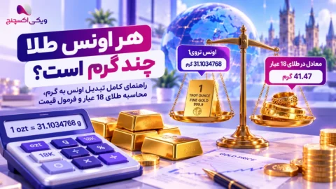 هر اونس طلا چند گرم است؟ تبدیل اونس به گرم و محاسبه قیمت طلای 18 عیار 56 هر اونس طلا چند گرم است؟ تبدیل اونس به گرم و محاسبه قیمت طلای 18 عیار